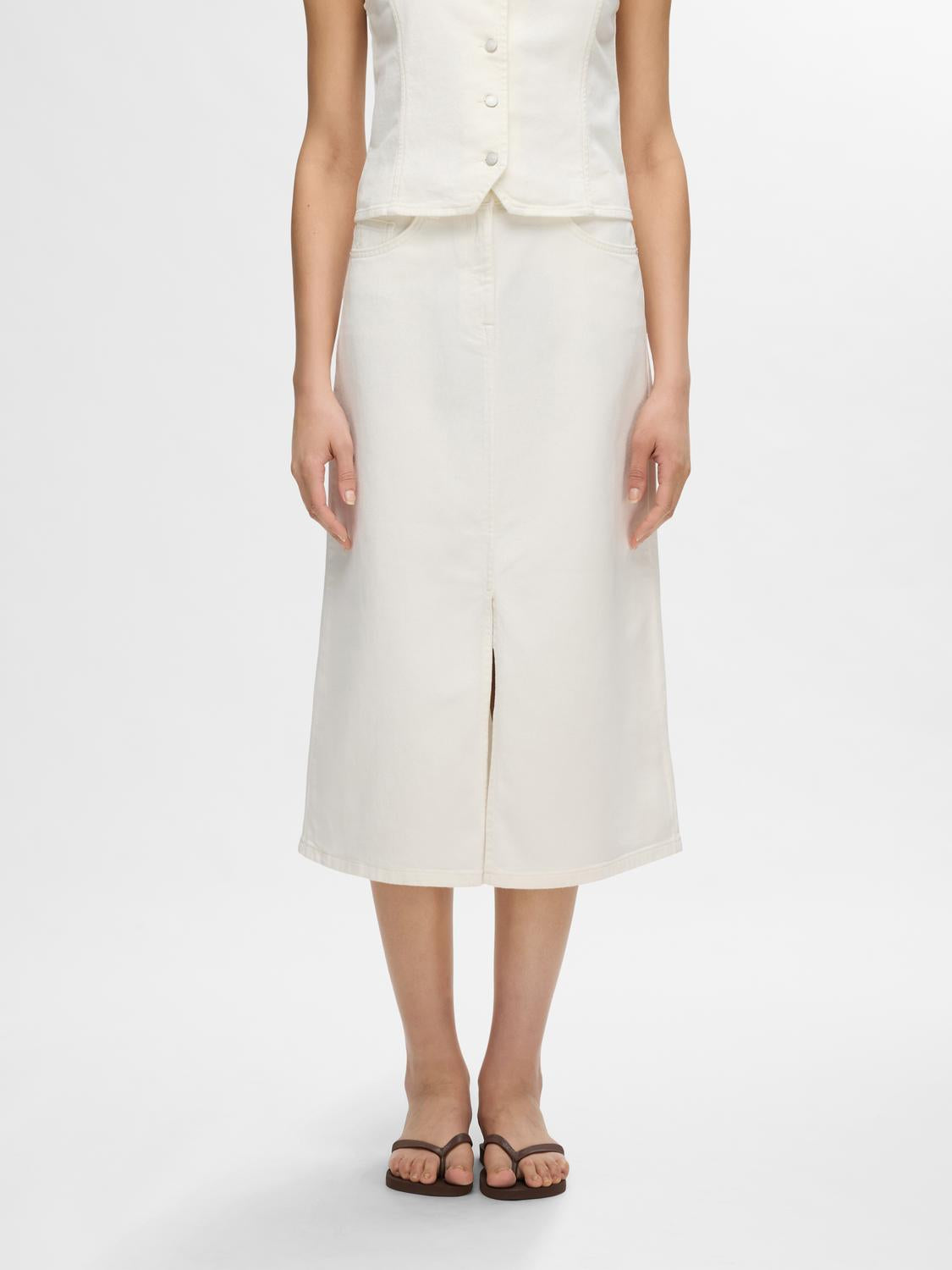 Krista Lexia Skjørt - Hvit/ Snow White